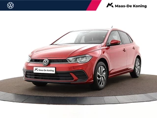 Hoofdafbeelding Volkswagen Polo Volkswagen Polo 1.0 Tsi 95pk Life Business · Apple/Android Car Play · Navigatie · Alarm · Stoelverwarming · Climatronic · 15'' Inch · Garantie t/m 25-04-2027 of 100.000km