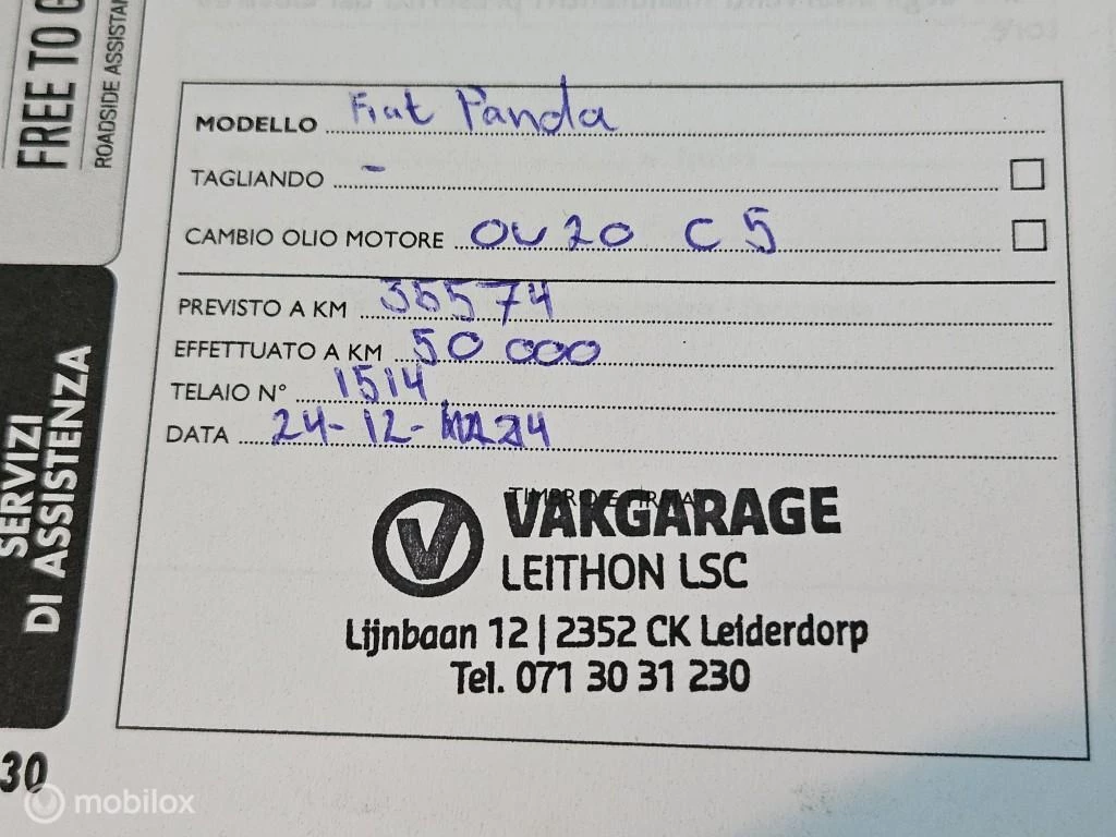 Hoofdafbeelding Fiat Panda