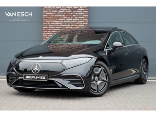 Hoofdafbeelding Mercedes-Benz EQS Mercedes-Benz EQS 500 4MATIC AMG Line 108 kWh | Luchtvering | Achterasbesturing | Distronic+ | Memory | Nekverwarming | Massage | Entertainment Achter+ | Verwarmd Stuurwiel | HUD | Burmester | Panoramadak | Digital Light |