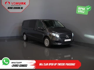 Mercedes-Benz Vito 116 CDI Aut. L3 DC Dubbel Cabine BPM VRIJ! 6 Pers./ 2xSchuifdeur/ LED/ Stoelverw./ 270Gr. Deuren/ Carplay/ Camera/ Cruise/ Trekhaak