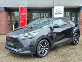 Toyota C-HR Hybrid 140 FIRST EDITION STOEL/STUURVERW EL-ACHTERKLEP KEYLESS BLIND SPOT PARK-SENSOREN NAVI CAMERA APPLE/ANDROID 18'' VELGEN