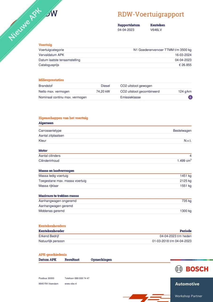 Hoofdafbeelding Ford Transit Connect