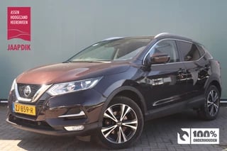 Nissan QASHQAI BWJ 2019 1.2 116 PK N-Connecta PANORAMA / 360 CAMERA / KEYLESS ENTRY + START / PRIV. GLAS / CLIMA / NAVI / BLUETOOTH / CRUISE / LMV 18 INCH / MULTIFUNCT. STUUR