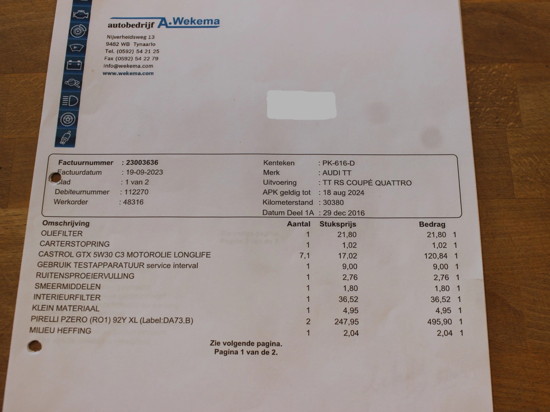 Hoofdafbeelding Audi TT