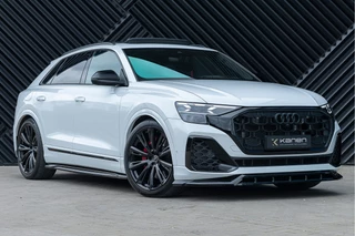 Audi Q8 60 TFSI e quattro S-Line Competition Panodak ACC Trekhaak Achteras Bestr. Head Up 360 Oled Massage Softcl. B&O Stoelvent.