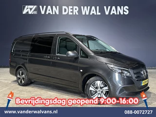 Mercedes-Benz Vito 116 CDI 164pk 9G-Tronic Automaat L2H1 Dubbele Cabine Fabrieksgarantie Euro6 Airco | 2x zijdeur | 5-Zits | 360 graden Camera LED, LM velgen, 2500kg Trekhaak, Adaptieve Cruisecontrol, Parkeersensoren, Isofix, MBUX