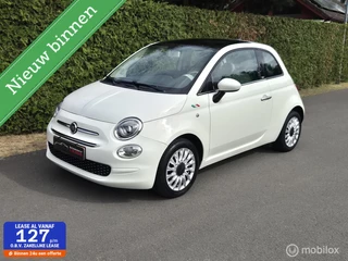 Fiat 500 1.2 Lounge Grootbeeld Navi Pano Climate-control Pdc