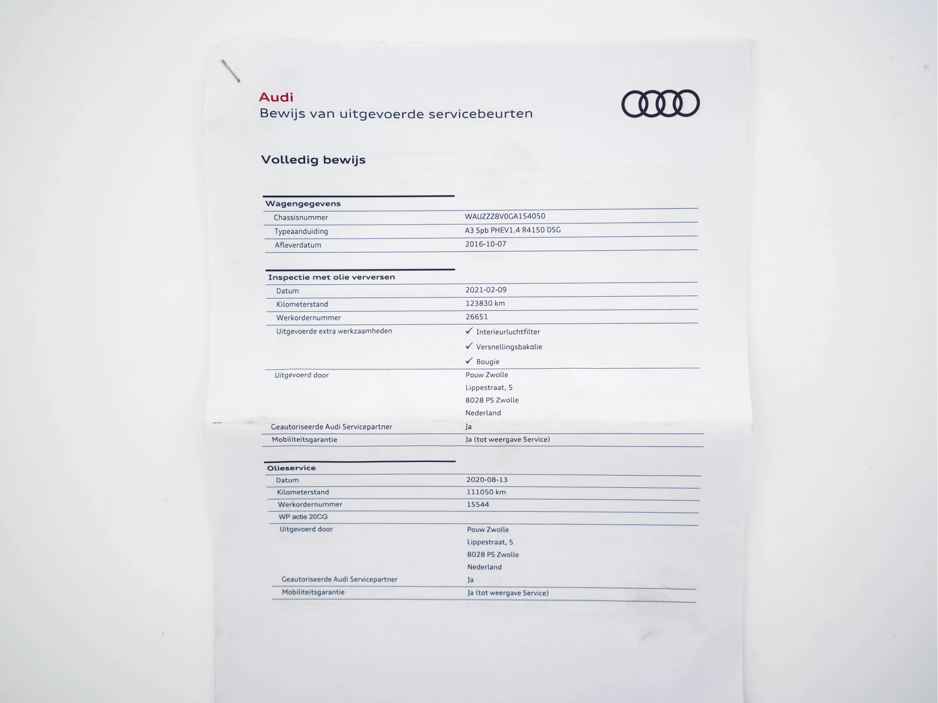Hoofdafbeelding Audi A3
