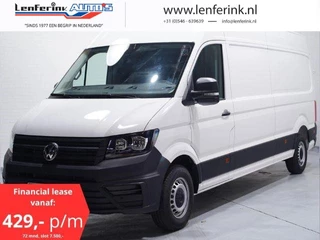 Volkswagen Crafter 2.0 TDI 140 pk L4H3 Airco, PDC V+A Cruise Control, Bluetooth, 3-Zits, Nieuw