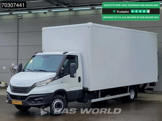 Iveco Daily 70C18 3.0L 1000KG Laadklep Automaat Luchtvering Dubbellucht Bakwagen Airco Cruise 180PK Euro6 Meubelbak Koffer Airco Cruise control