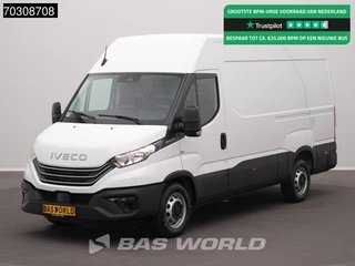Iveco Daily 35S18 3.0L Automaat L2H2 180PK ACC Airco Cruise Camera Parkeersensoren CarPlay Stoelverwarming 3,5t Trekgewicht Euro6 L2 Airco