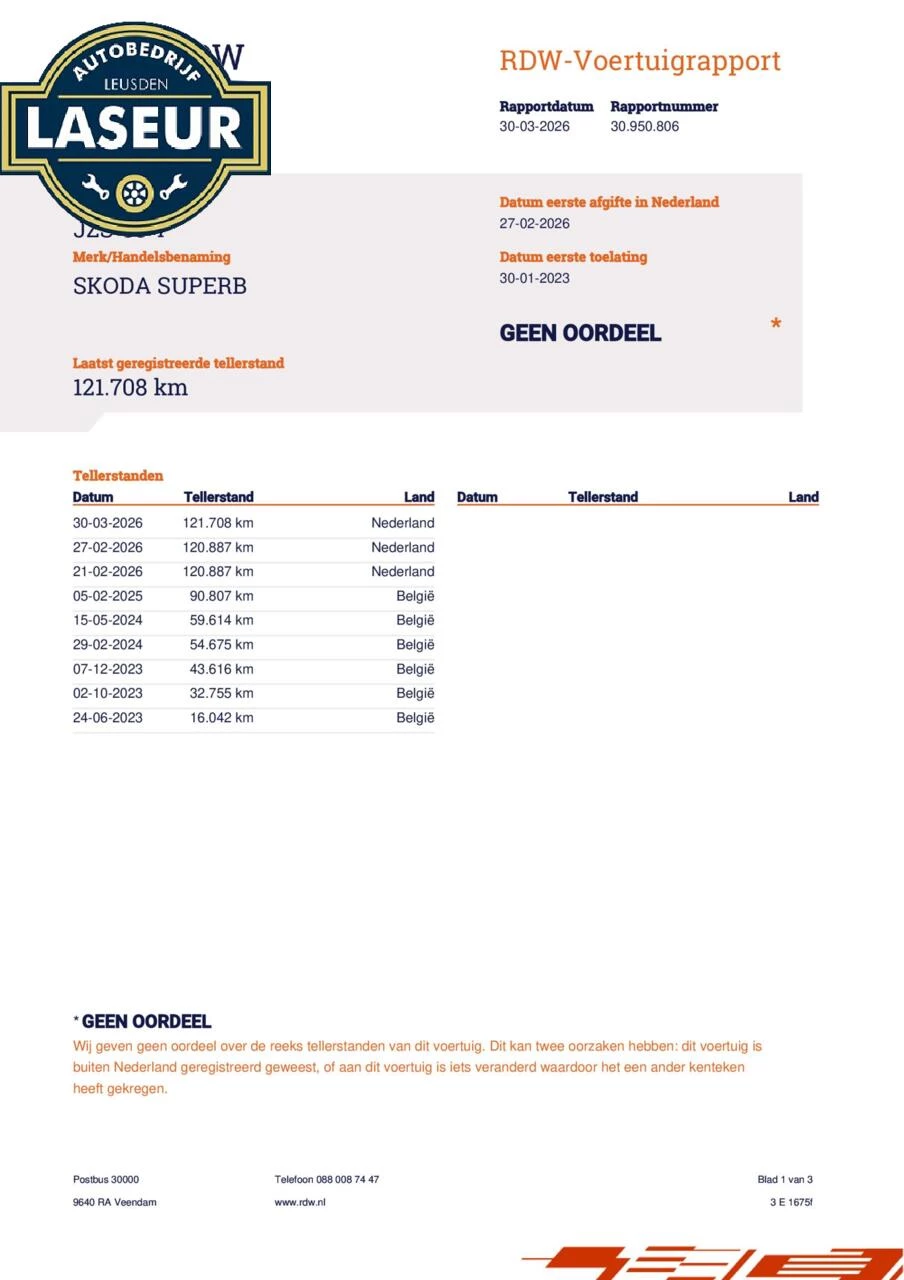 Hoofdafbeelding Škoda Superb