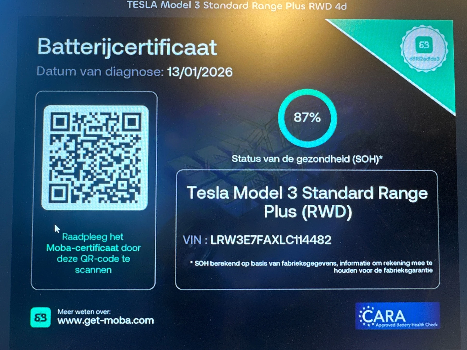 Hoofdafbeelding Tesla Model 3