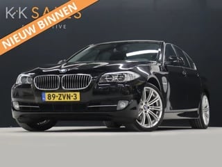 BMW 5 Serie 520i High Executive + [GROOT NAVIGATIE, VOL LEDER, STOELVERWARMING, PDC, CRUISE CONTROL, CLIMATE, NIEUWSTAAT]