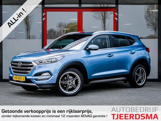 Hyundai Tucson 1.6 T-GDi Comfort 180 PK | Trekhaak 1.900kg | Origineel NL | Stoelverwarming | Navigatie | Camera | Achterbank Verwarmd | Cruise Control | Climate Control | All Season Banden | Metallic Lak | Parkeersensoren |
