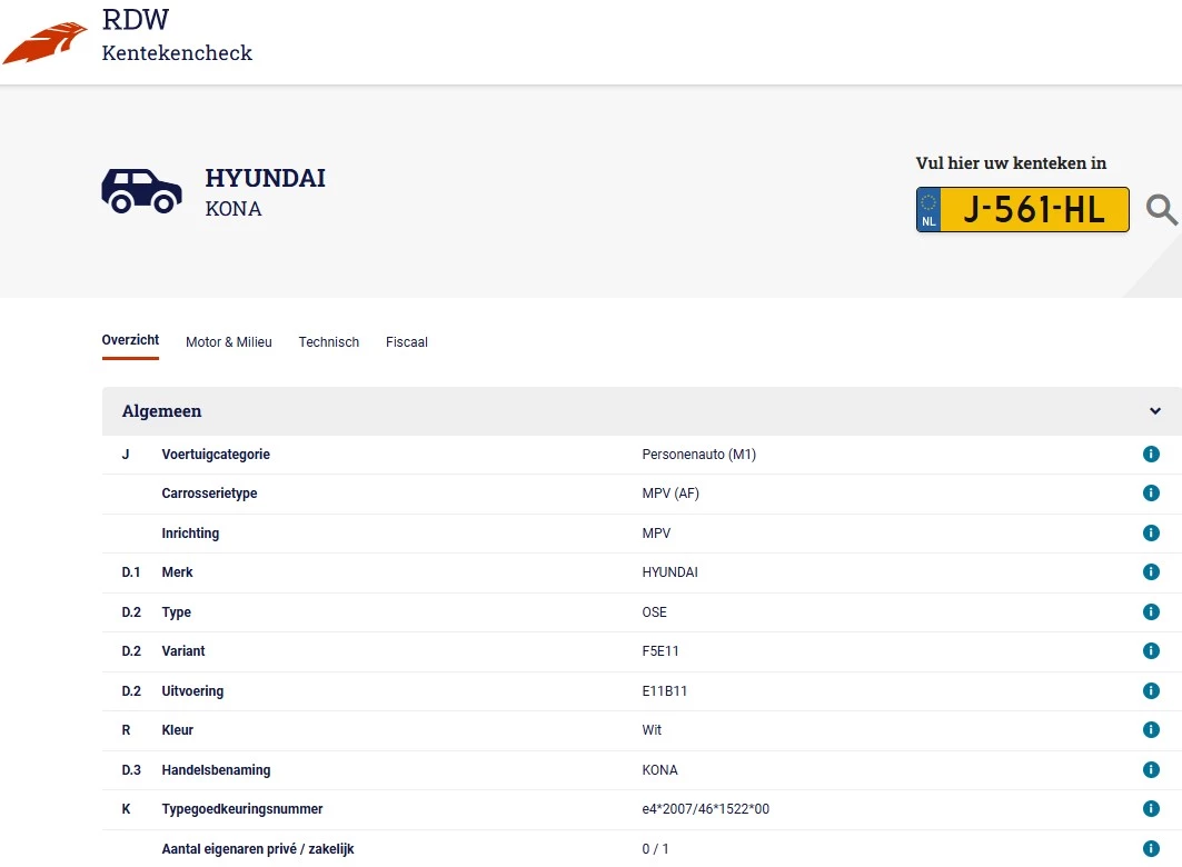 Hoofdafbeelding Hyundai Kona