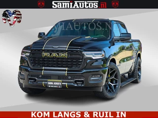 Dodge Ram Pick-Up Limited Night Sport High Output 540HP 706Nm | Massage + Full Option | De Meest Luxe en Volle in zijn Klasse | Comfortabele Dubbele Cabine met Royale 5 Zitplaatsen | BPM vrij | Nu Leverbaar uit Voorraad | Voorraad Nr 2356 - 0990