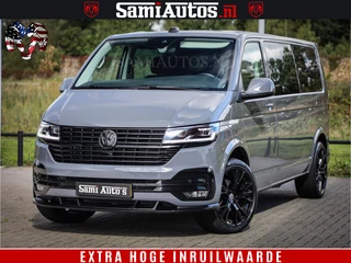 Volkswagen Transporter Bulli 2.0 TDI L2H1 30 DC | Full Led | 20 Inch Wielen | Dubbele Cabine | Nardo Grey | 5 Perssons | Trekhaak |