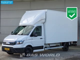 MAN TGE 3.160 Automaat Dhollandia Laadklep Zijdeur Airco Cruise Bakwagen Meubelbak Koffer Gesloten laadbak 21m3 Airco Cruise control