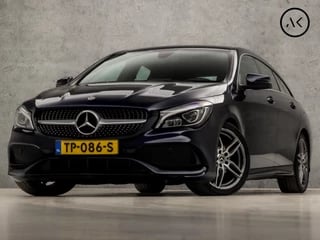 Mercedes-Benz CLA Shooting Brake 180 AMG Sport Automaat (GROOT NAVI, TREKHAAK AFNEEMBAAR, LEDER/ALCANTARA, STOELVERWARMING, SPORTSTOELEN, CAMERA, CRUISE, ZWART HEMEL, NIEUWSTAAT)