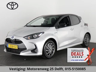 Toyota Yaris 1.5 HYBRID BI-TONE SILVERLINE AUTOMAAT CLOUD NAVI APPLE & ANDROID.CAMERA.TOYOTA GARANTIE TOT 2031 !!