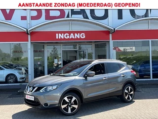 Nissan QASHQAI 1.2 DIG-T TEKNA HALF-LEER LED NAVI PANO-DAK CAMERA AIRCO LMV PDC