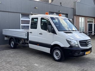 Mercedes-Benz Sprinter 314 2.2 CDI 432 DC Airco Cruise controle Trekhaak 3500kg trekgewicht 6-Persoons open laadbak Pick-up Euro 6  P-up bakwagen