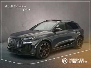Hoofdafbeelding Audi Q6 e-tron Audi Q6 e-tron S edition quattro 100 kWh | Pano | Headup | 360 Camera | Oled | B&O | MMI pro | Trekhaak | Matrix |