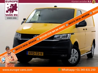 Volkswagen Transporter T6.1 2.0 TDI 150pk L1H1 DSG-Automaat Airco/Navi/2x Schuifdeur 04-2022