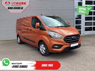 Ford Transit Custom 2.0 TDCI 170 pk Aut. L2 Frontlip/ Spoiler/ Sidbars/ Raptor Grille/ Carplay/ Camera/ Cruise/ PDC/ 18”LMV/ DAB/ Trekhaak/ Airco