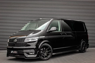 Volkswagen Transporter 2.0 TDI L2H1 CARAVELLE 204PK DC DUBBEL CABINE / ELEK.SCHUIF / FULL OPTIONS / LEDER / FULL BLACK / APPLE CAR