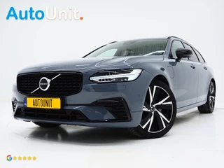 Hoofdafbeelding Volvo V90 Volvo V90 2.0 T6 Plug-in hybrid AWD Plus Dark Long Range | Panoramadak | Pilot Assist | Trekhaak | Leder | Harman/Kardon | 360 | Keyless | Carplay