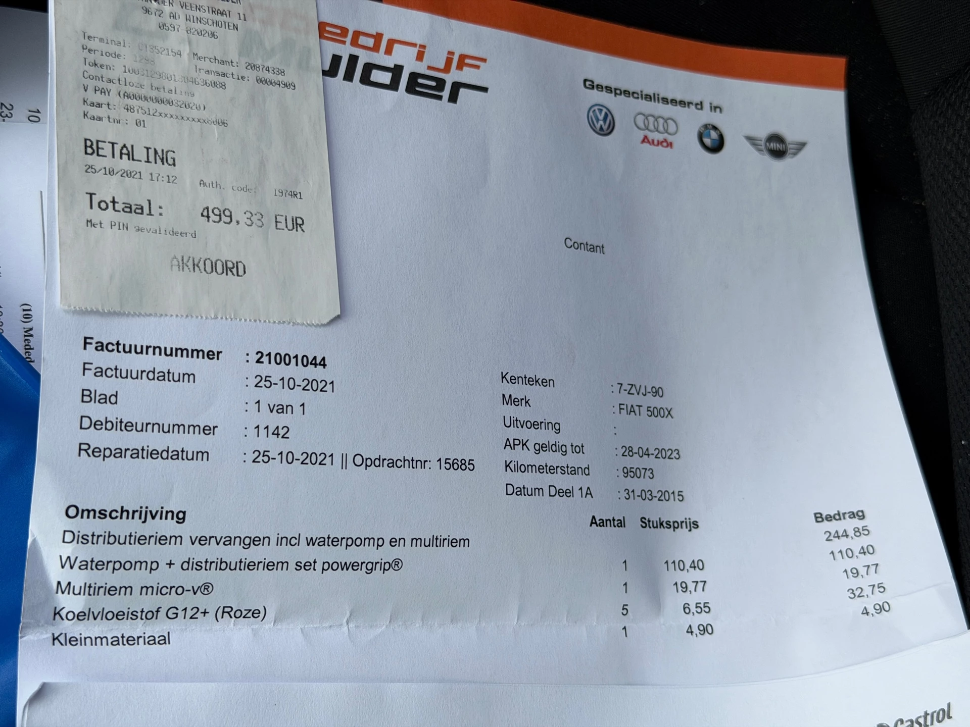 Hoofdafbeelding Fiat 500X