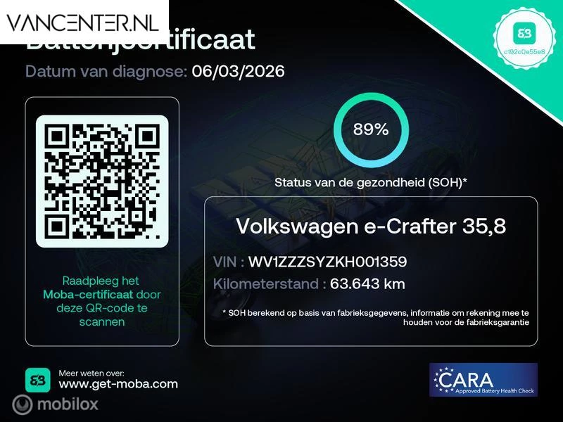 Hoofdafbeelding Volkswagen Crafter