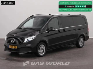 Mercedes V-Klasse 300d Incl. BPM + Ex. BTW 8 persoons Avantgarde XL Personenvervoer 8-Persoons 240PK 2x Schuifdeur Leder LED Xenon Airco Cruise Camera Euro6 TV Taxi Luxe Passenger Transport Airco Cruise control