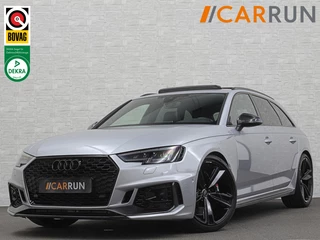 Audi RS4 Avant 2.9 TFSI A4 Quattro | Carbon | Panorama | RS-Dynamic | ACC | 360 Camera | Matrix-LED | Keyless-Entry | Massage | 20 inch | Memory | Black-Optic | 3-Zone Clima | Tour-Pakket | Getint Glas | Sfeerverlichting | Autom. Parkeren | Virtual-Cockpit |