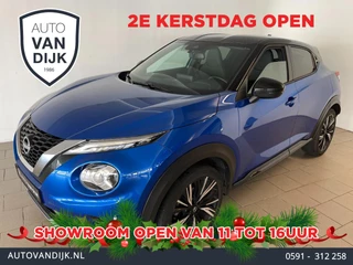 Nissan Juke 1.0 DIG-T N-Design AIRCO CLIMA NAVI CRUISE BT VELGEN CAMERA PRIVACYGLAS ZWART DAK ZEER NETTE AUTO