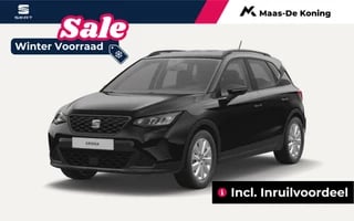 SEAT Arona 1.0 EcoTSI Style DSG | Midnight black | Privatelease 399,- per maand! |  Incl. Inruilvoordeel |