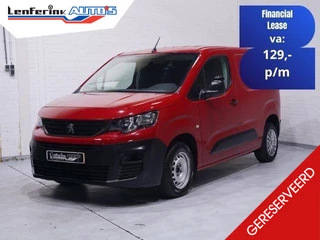 Peugeot Partner 1.6 BlueHDI 75 pk Airco, Audio/Bluetooth Cruise Control, 2-Zits