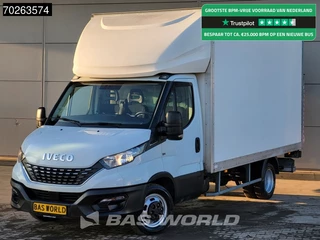 Iveco Daily 35C16 Automaat Laadklep Bakwagen Dubbellucht Airco Cruise Koffer Meubelbak 20m3 Airco Cruise control