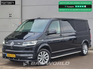 Volkswagen Transporter 200 PK L2H1 Bulli Dubbel Cabine ACC Navi LED Parkeersensoren Camera 4m3 Airco Dubbel cabine Trekhaak