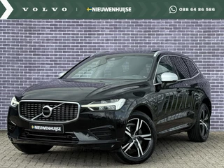 Volvo XC60 2.0 T8 Twin Engine AWD R-Design | Trekhaak | Luchtvering | Parkeersensoren V+A | Parkeercamera | Stuur en stoelverwarming | Memory bestuurderstoel | Schuif/kantel panoramadak |