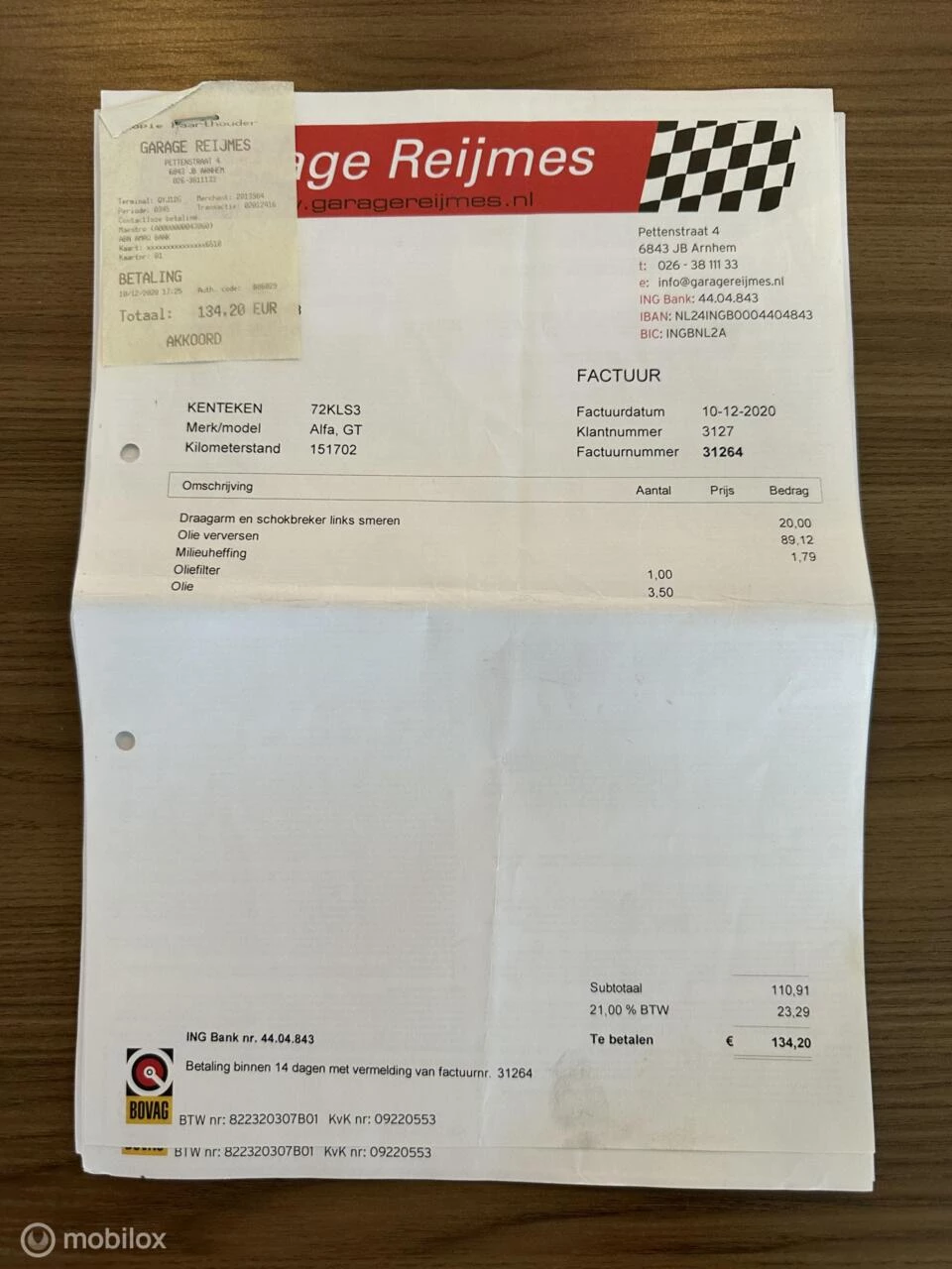 Hoofdafbeelding Alfa Romeo GT