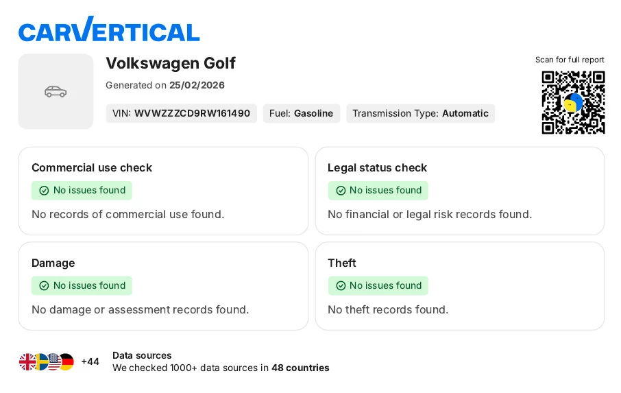 Hoofdafbeelding Volkswagen Golf