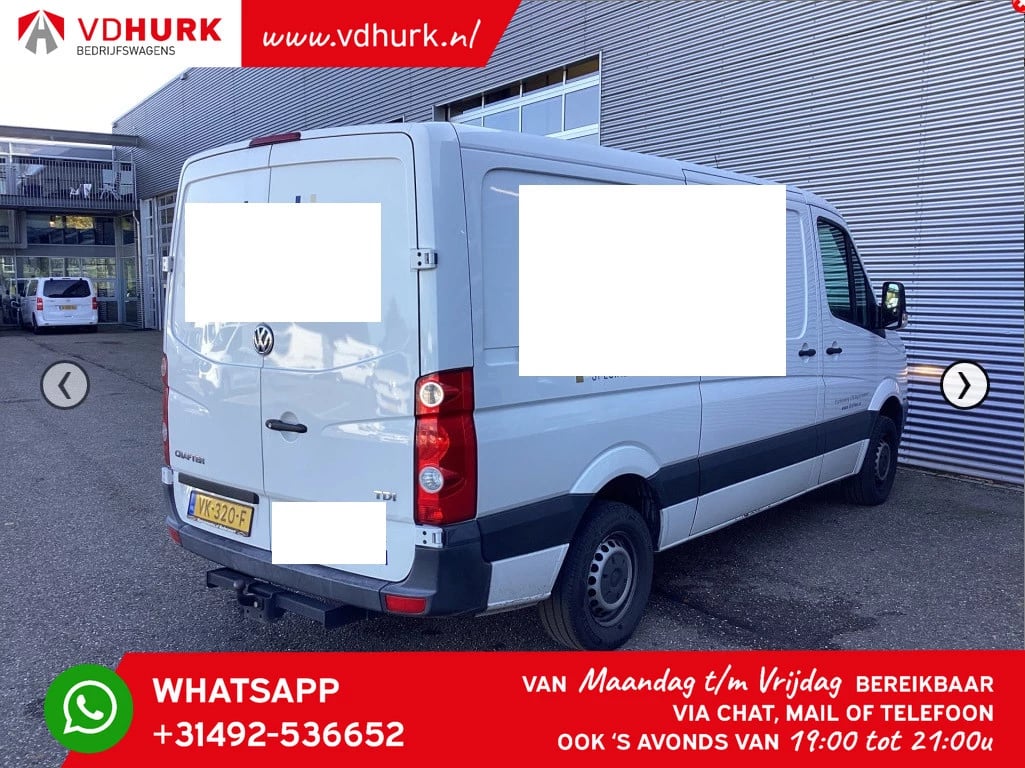 Hoofdafbeelding Volkswagen Crafter