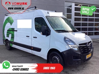 Opel Movano 2.3 CDTI 135 pk L3H2 2x Schuifdeur/ Imperiaal + Ladder/ Inrichting/ PDC/ Trekhaak/ Radio