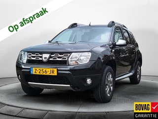 Dacia Duster 1.2 TCe 4x2 Blackshadow (126 PK) Keurig-Onderh. BOVAG-Garantie. Trekhaak, Navigatie, Achteruitrijcamera, Parkeersensoren, Black-Edition, Privacy-Glas, Leer, DAB, Cruise-Control