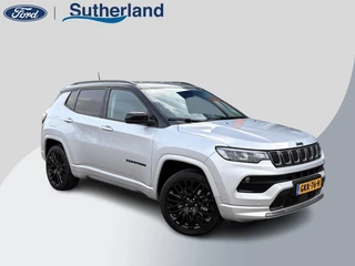 Jeep Compass 4xe 240 Plug-in Hybrid Electric Trailhawk Afneembare trekhaak | Achteruitrij camera | Leder bekleding |
