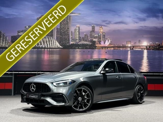 Hoofdafbeelding Mercedes-Benz C-Klasse Mercedes-Benz C-Klasse C300 e AMG Trekhaak|Memory|HeadUp||Sfeer|Pano|360cam