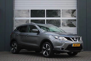 Nissan Qashqai 1.2 N-Connecta Clima/Cruise/Keyless/360Camera/Navi/Bluetooth/Panodak/RadioCD.AUX.USB/18"LM/Trekhaak/APK:22-07-2026